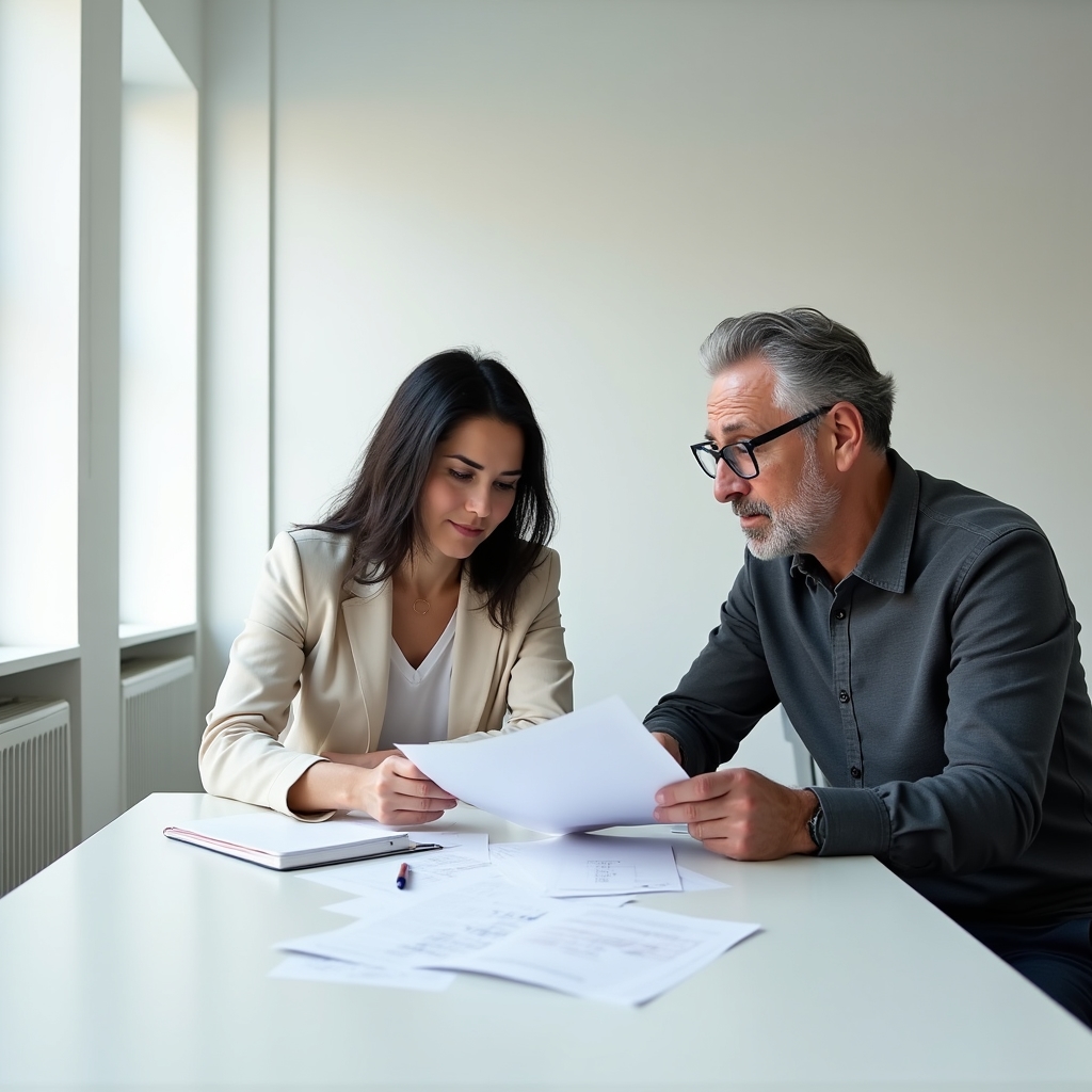 Team che analizza dati finanziari in collaborazione